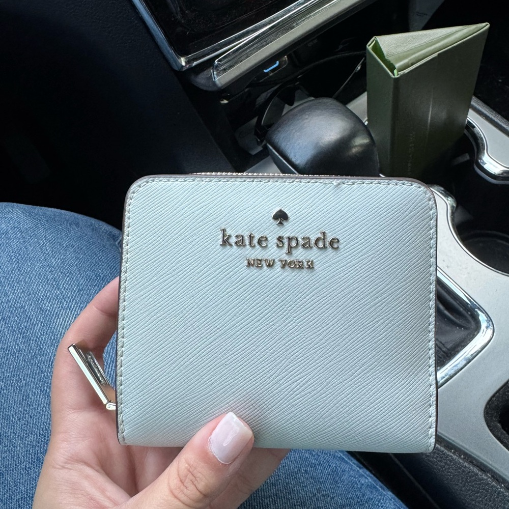 Kate Spade Silver Compact Wallet